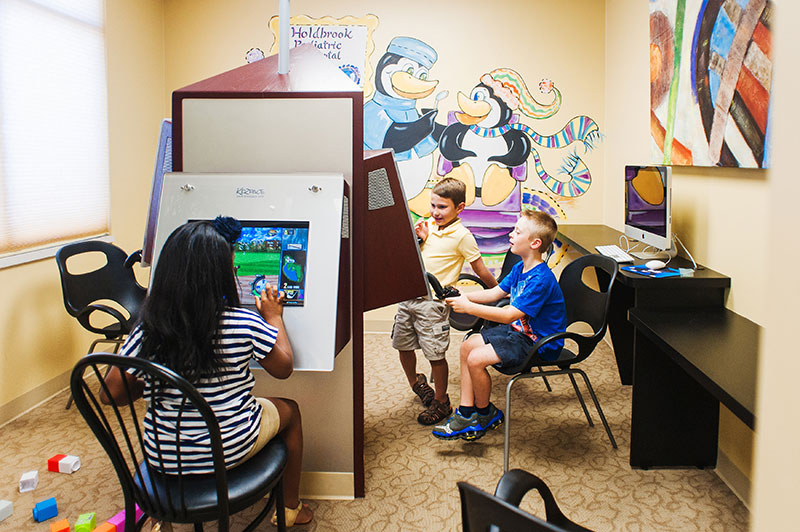 Play area at Holdbrook Pediatric Dental